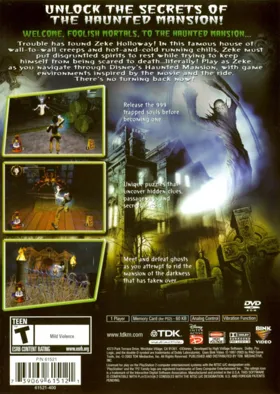 Disney's The Haunted Mansion box cover back